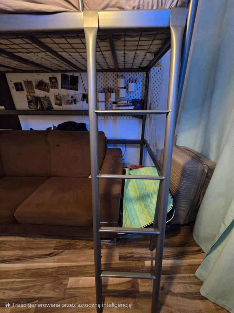 Łóżko na antresoli Ikea model Svarta