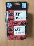 2 sztuki Tusz czarny trójkolorowy HP 651 Ink advantage