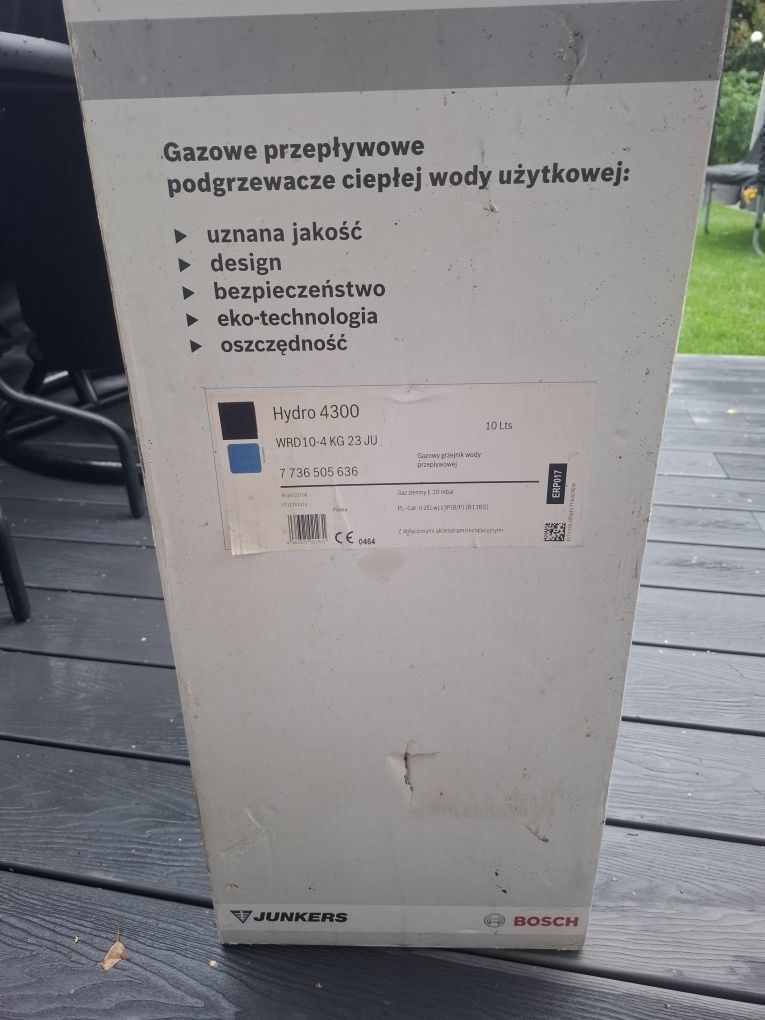 Przepływowy podgrzewacz wody Junkers  HYDRO 4300
