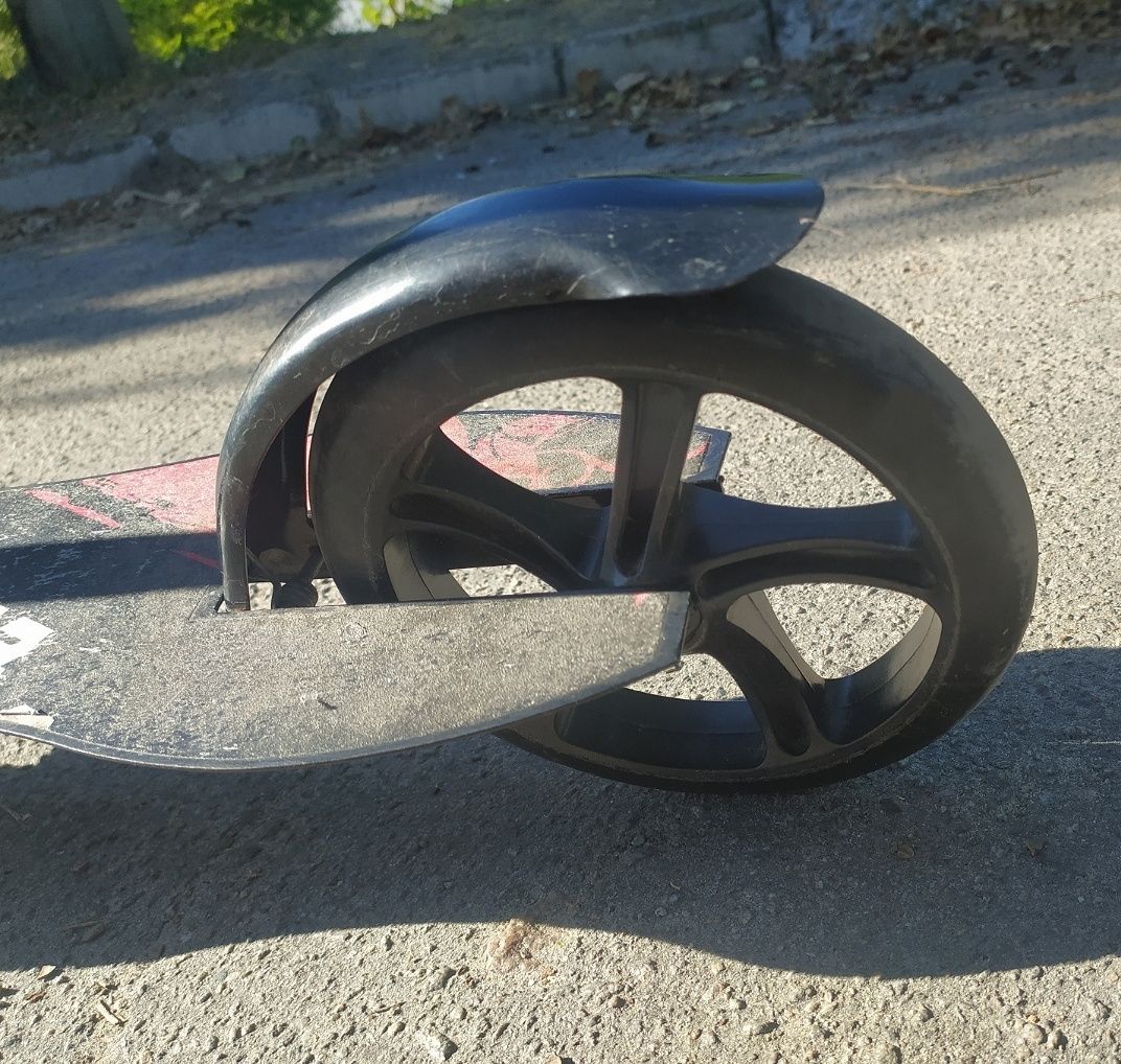 Самокат подростковый Scooter, подойдёт для взрослого небольшого