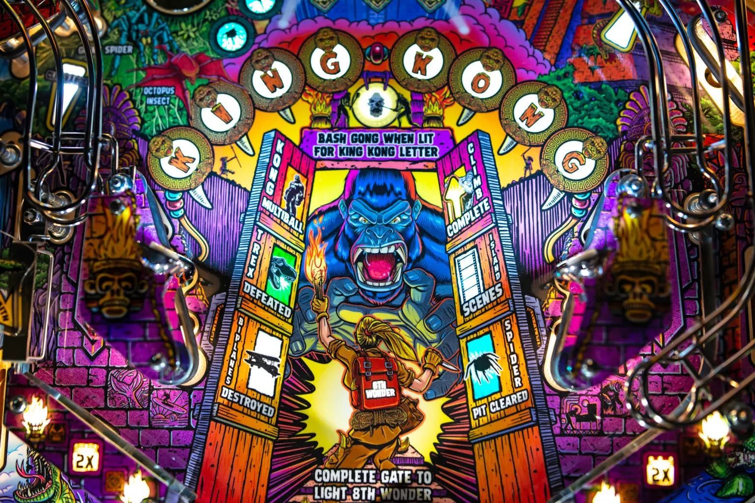 Flipper Pinball KING KONG Myth of Terror Island Stern PRO - Nowy
