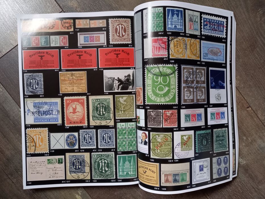 Katalog Album Dom Aukcyjny Moneta Znaczki Pocztówka Niemcy II Wojna