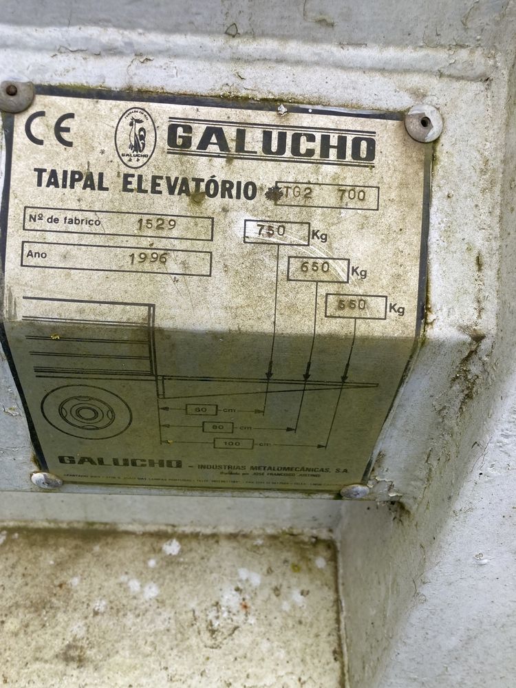 Taipal elevatorio galucho 12 V