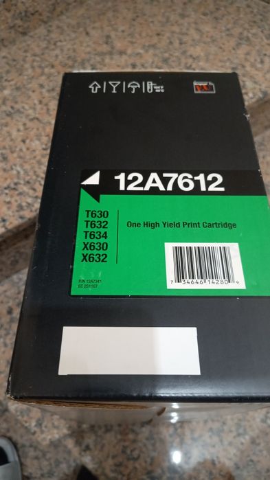 Lexmark Oryginał 12A7612 - Toner Black