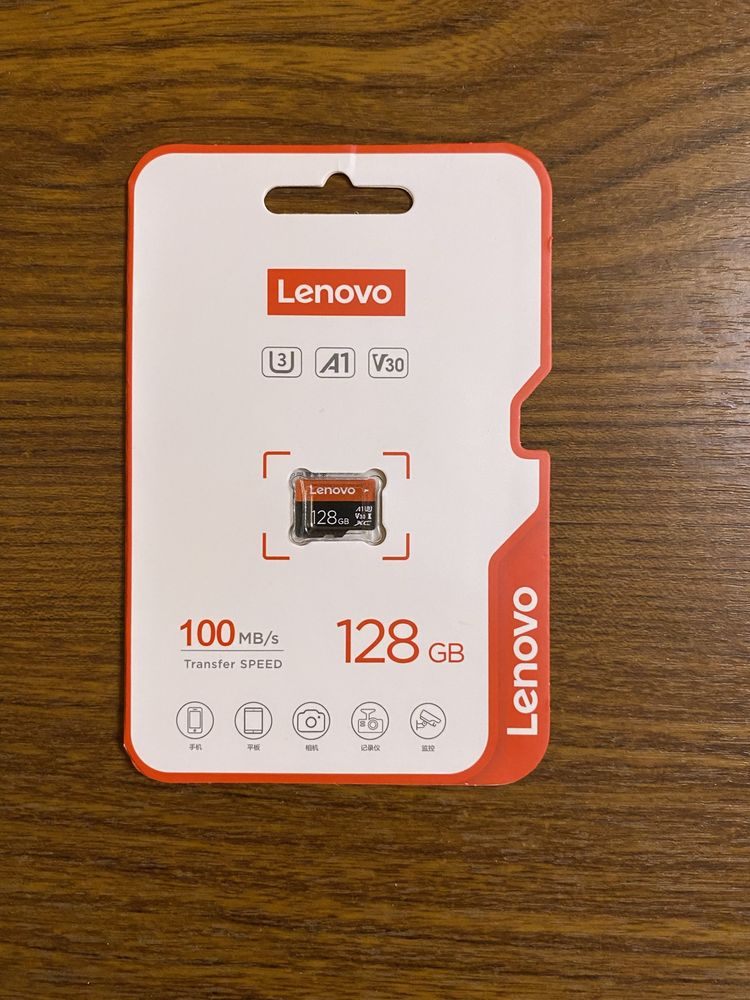 MicroSD Card Lenovo 128 gb | Мікро сд карта флешка леново 128 Гб