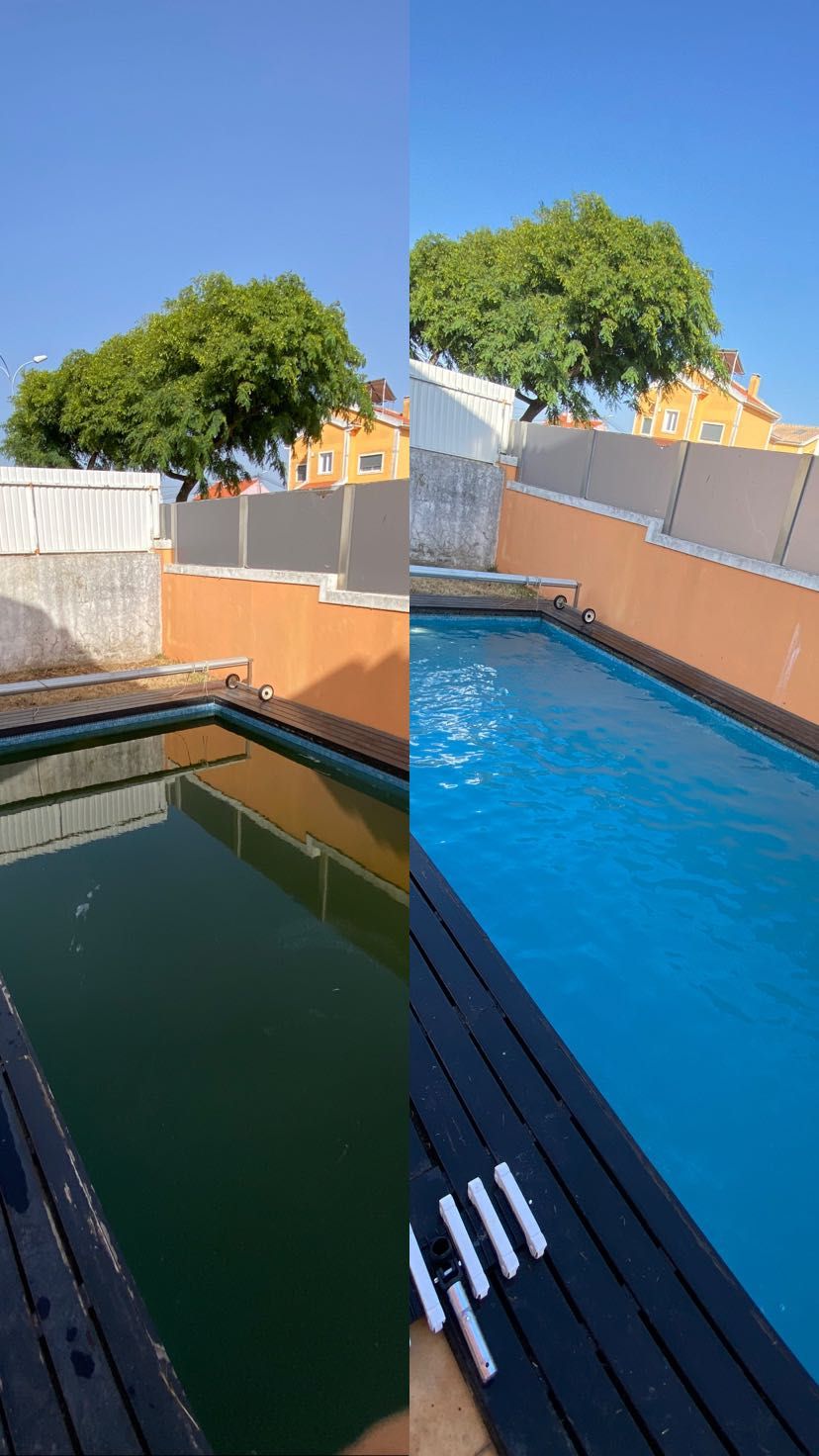 Limpeza/recuperações de piscinas.