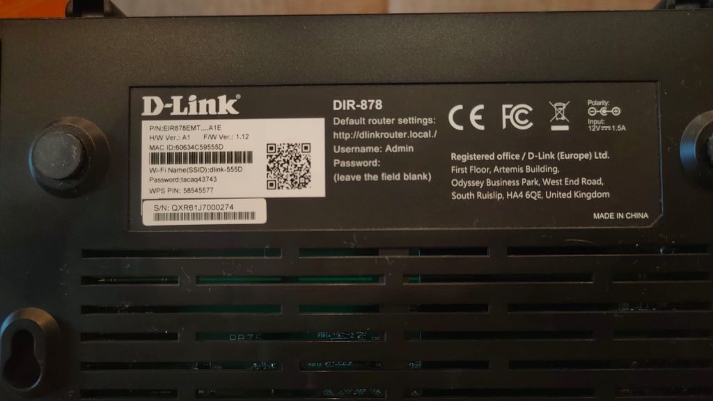 Router D-Link DIR 878/MT