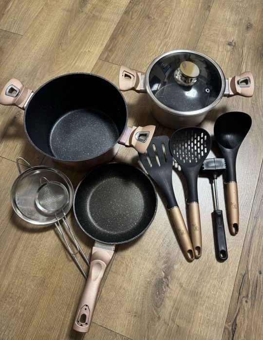 Набор посуду кастрюля сковорідка berlingerhaus