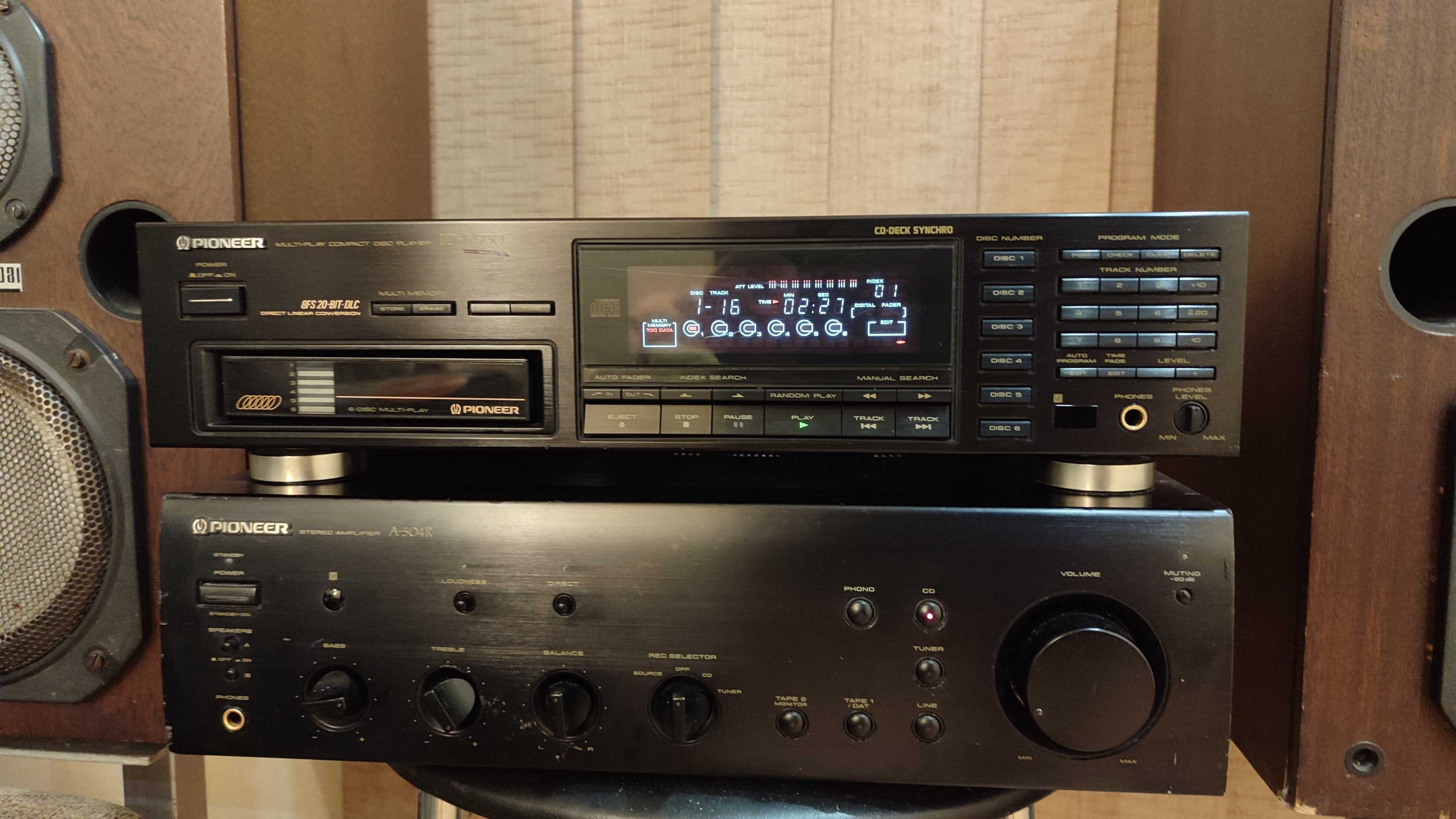 Сд/Cd Приогрыватель Pioneer PD-M730. Цап 2х PCM-58 BurrBrawn .Звук !