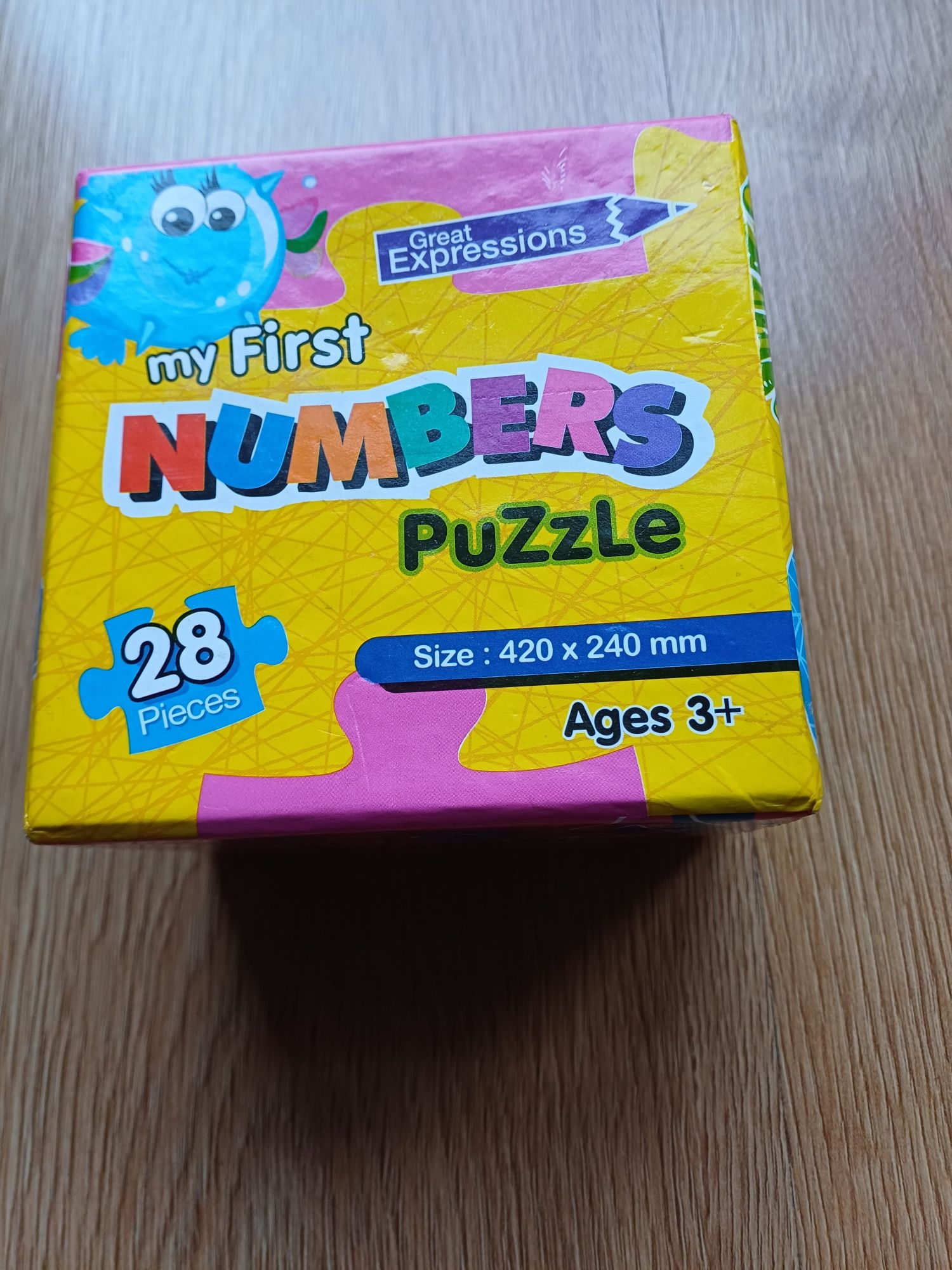 Puzzle Numerki 28 elementów