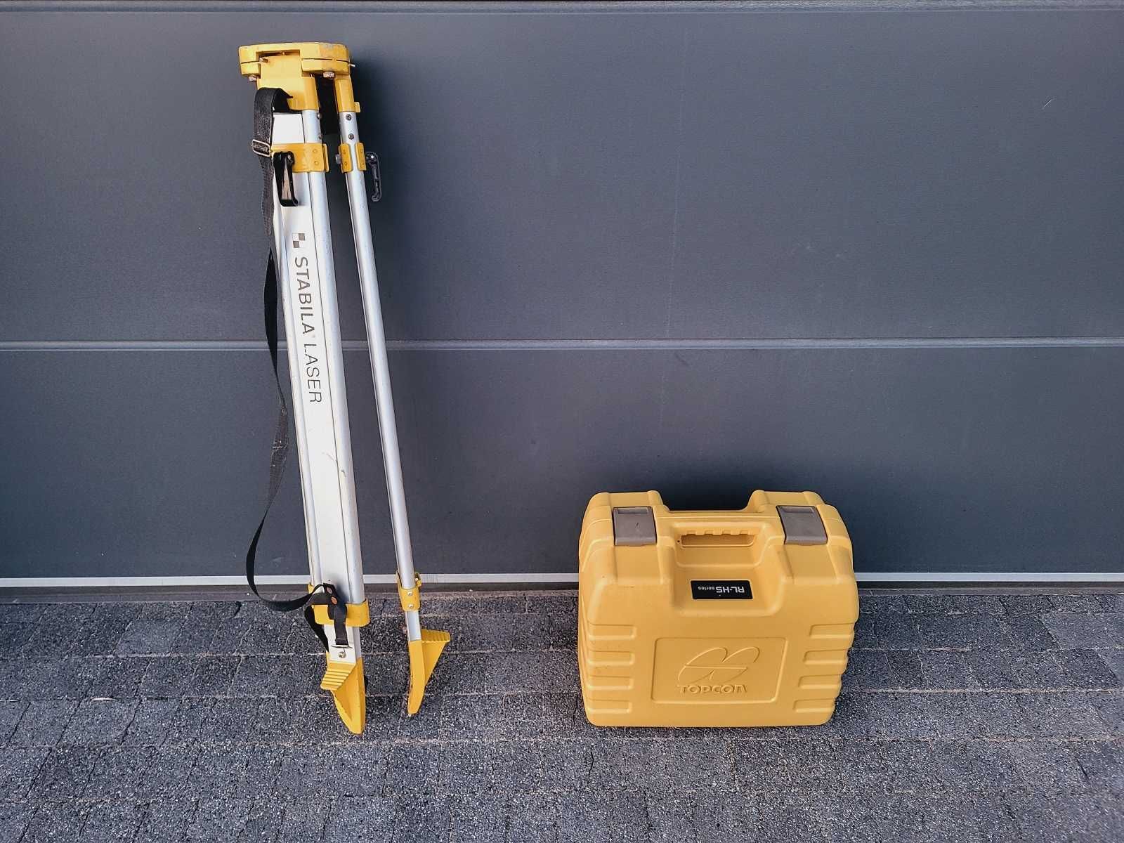 Topcon RL H5B Laser Niwelator Samopoziomujący + statyw Detektor LS-80L