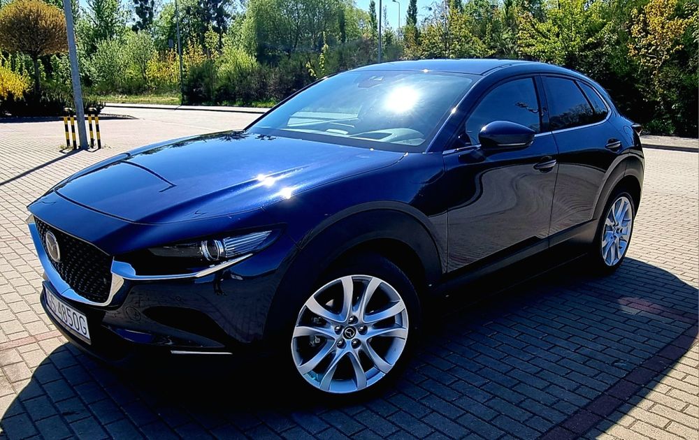 Mazda CX30 Automat SKY-Aktve-X M-HYBRID 180KM full opcja,skóry,ledy