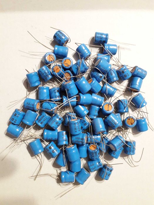 Конденсаторы К50-16В 63v 22mF / CE04W 25V 100mF. НОВЫЕ