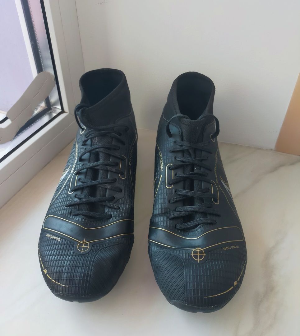 Бутсы Nike Mercurial Superfly футбольные кроссовки спортивные с носком