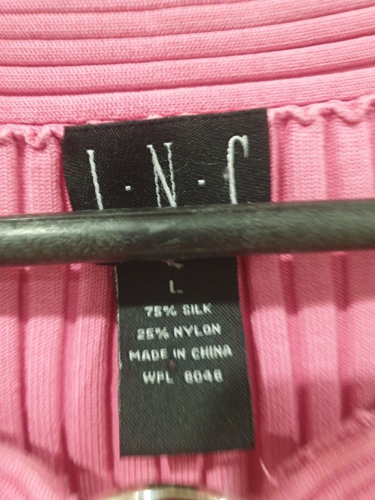 Bluzka top INC    L różowa