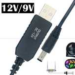 USB-преобразователь для роутера,  камер, с напряжения 5 * 12 и 5 * 9вт