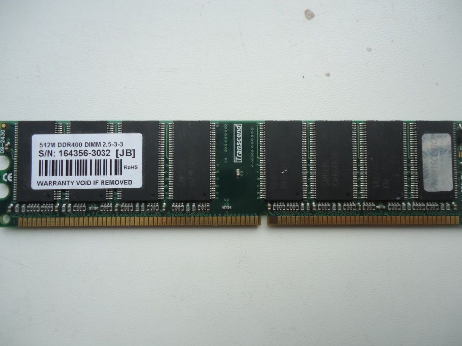 ОЗУ Transcend 512MB DDR 400 U-DIMM 2.5-3-3