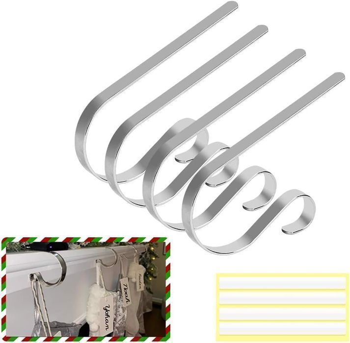 Haczyk Metalowy uchwyt Wieszak  4szt