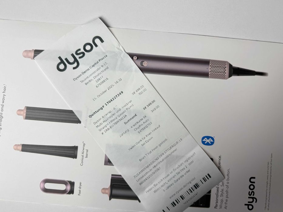 Стайлер Dyson HS08 Airwrap I.D. Jasper Plum — новий дайсон на гарантії