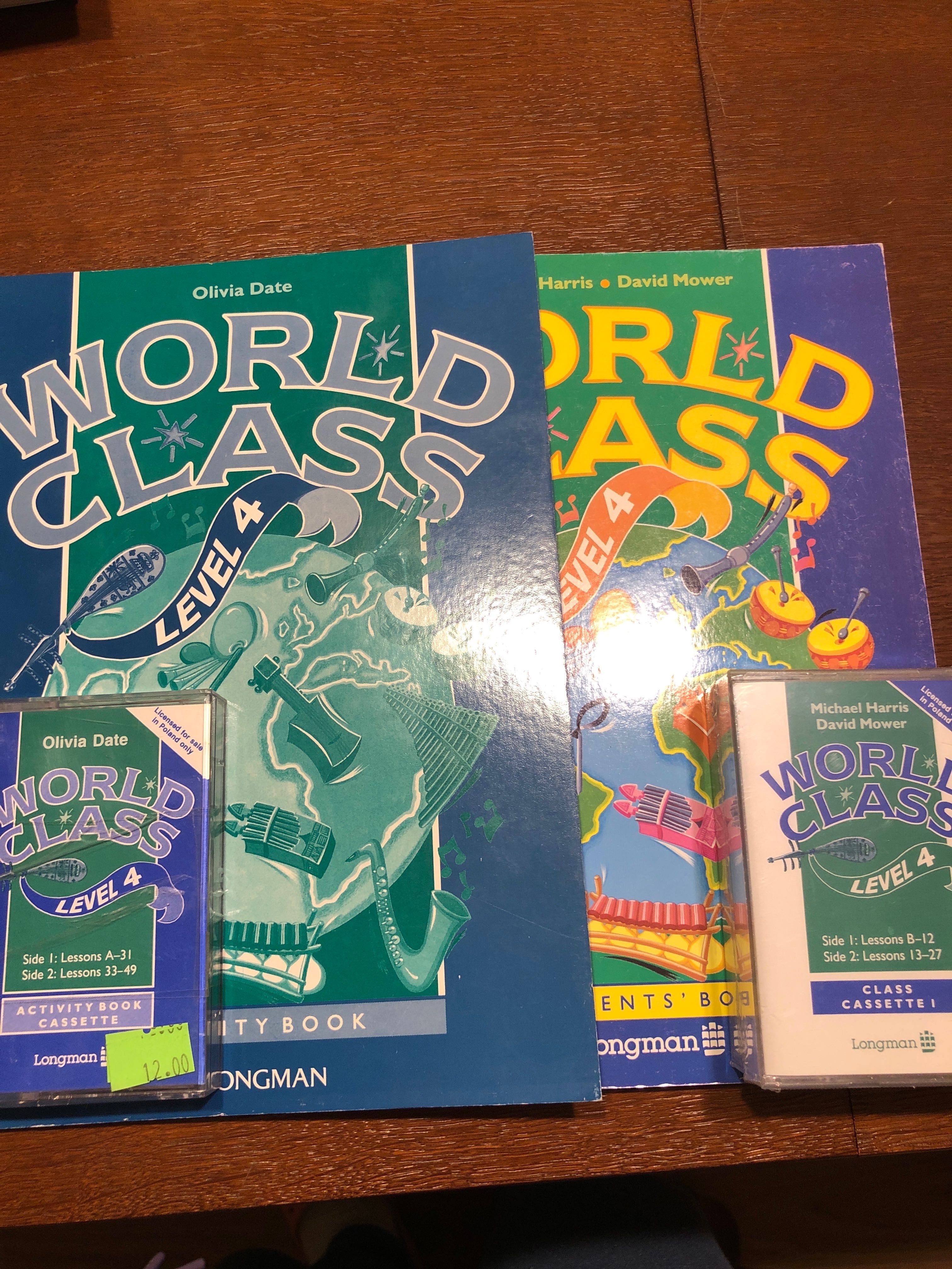 World Class level 4 SB, AB + (Class Cass i Activity Book Cass gratis)