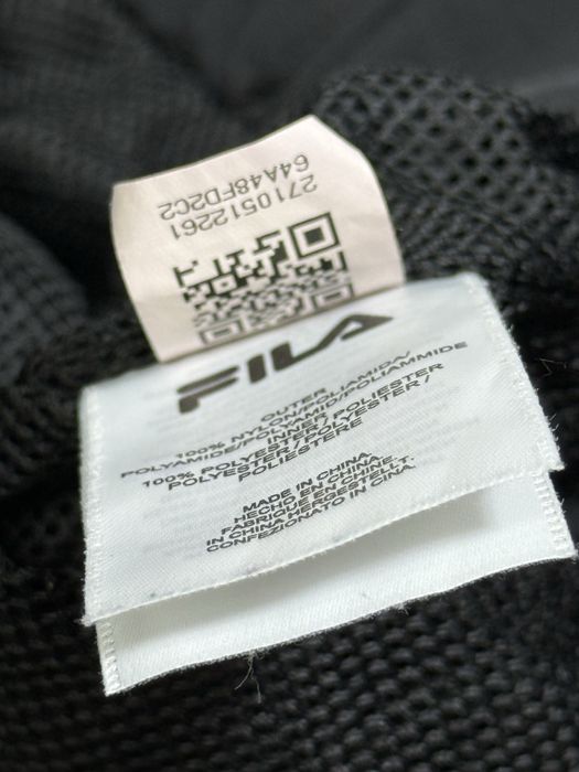 Fila костюм оригинал женский чёрный xs размер nylon нейлоновый