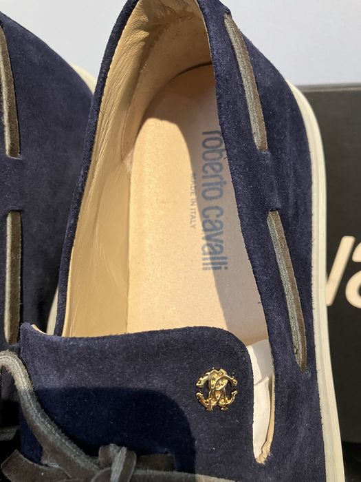Roberto Cavalli luksusowe wloskie mokasyny skorzene New roz.43