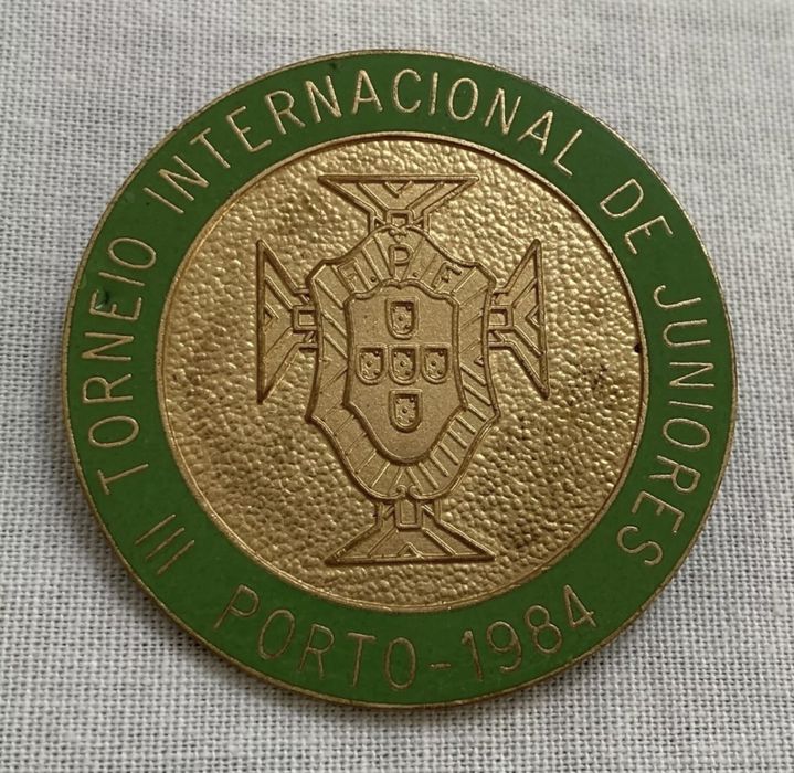 Medalha lII Torneio Internacional Juniores futebol Porto 1984