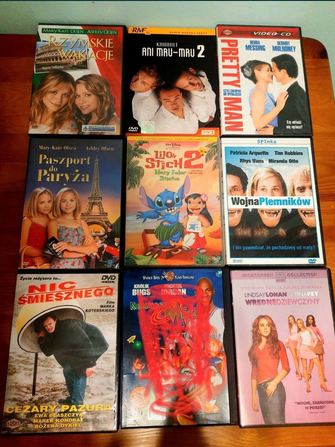 Filmy dvd stan idealny siostry olsen, lilo & stich 2, kosmiczny mecz,