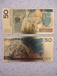 Banknot kolekcjonerski 50 zł Jan Paweł II KOPIA
