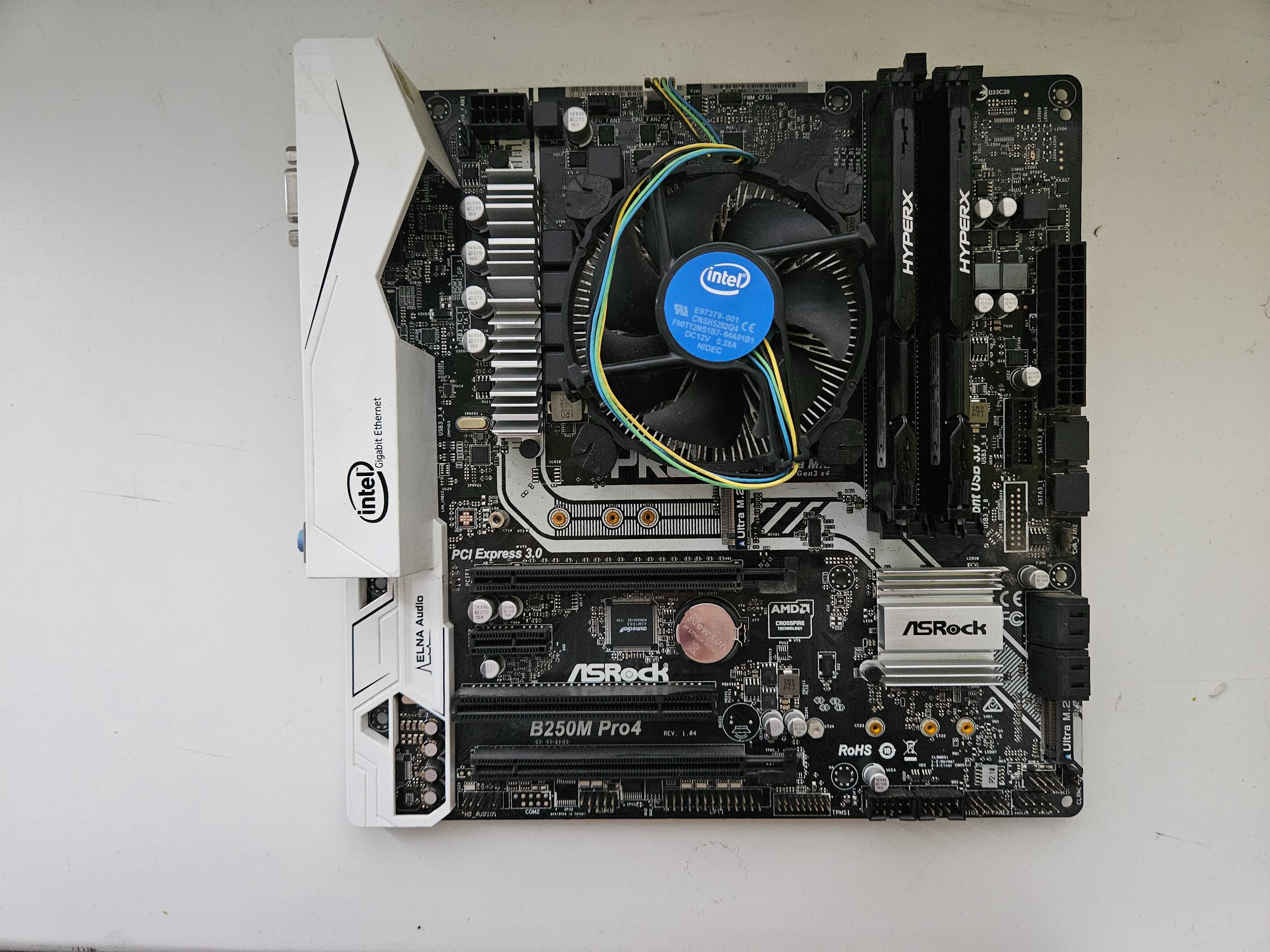 Procesor Intel i5-6500 + Płyta Asrock B250M Pro4 + DDR4 Kingston 2x4GB