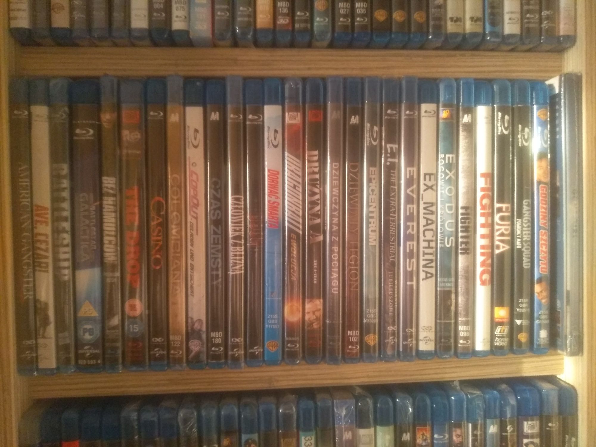 Filmy blu ray ponad 130 tytułów