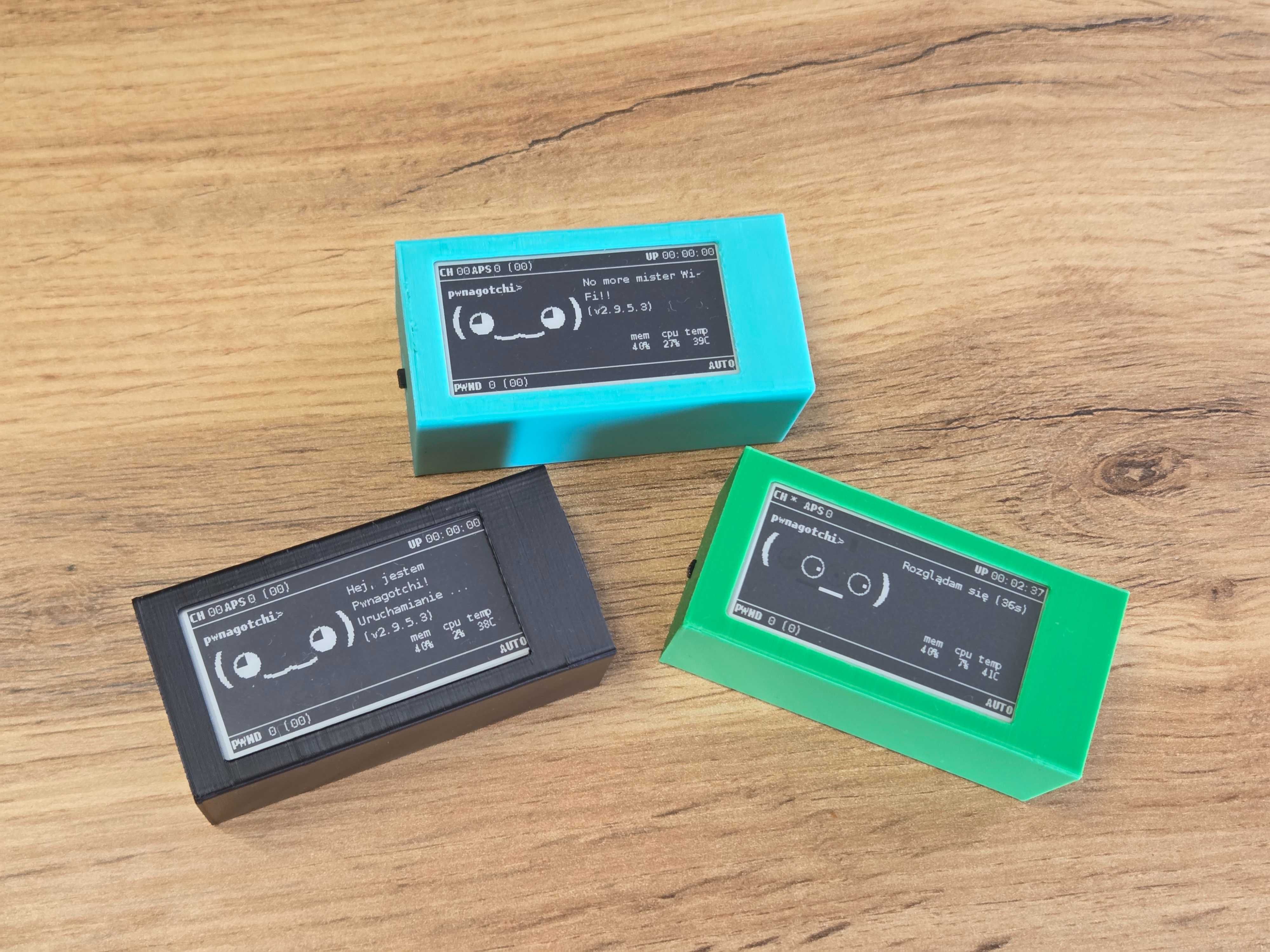 Pwnagotchi Cyberzwierzątko do pentestów WiFi Raspberry Pi Zero 2w +BAT