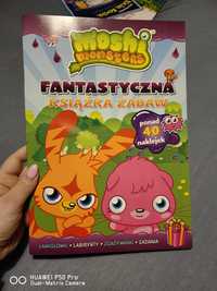 Moshi Monsters fantastyczna książka zabaw ponad 40 naklejek