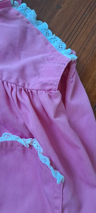Vestido rosa vintage 3 anos