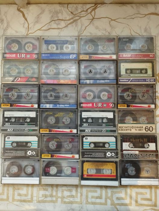 Кассеты с  записью по 30 и 20 гр,