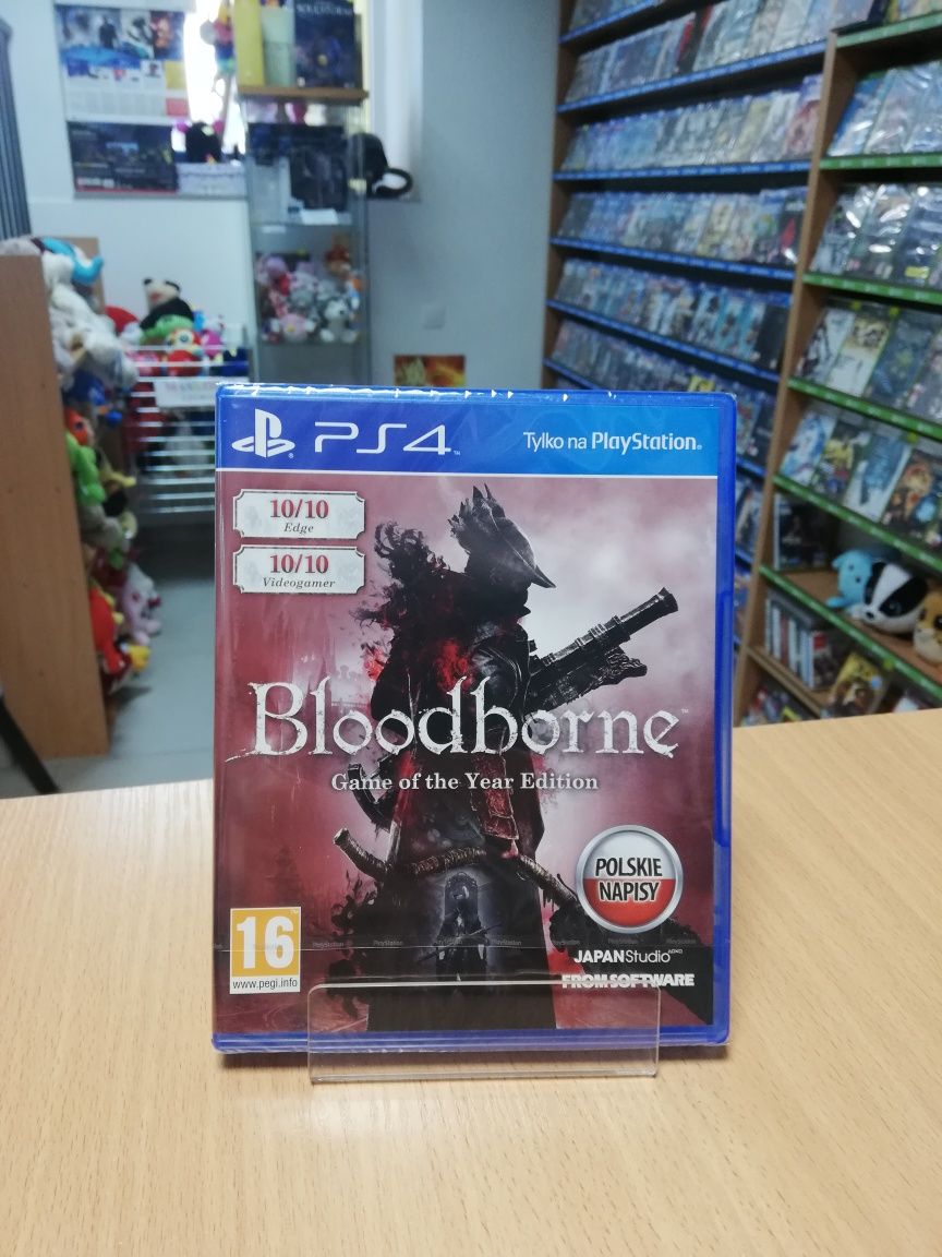 PS4 PS5 Bloodborne GOTY PL Nowa Folia The Old Hunters Playstation 4