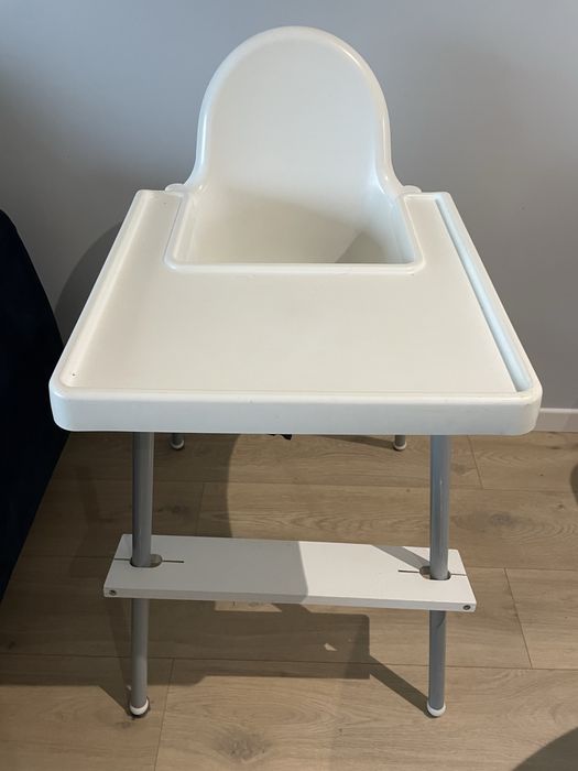 Ikea antilop z podnóżkiem i poduszką