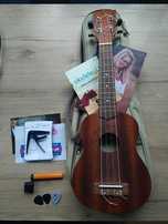 Ukulele Flight NUS350DC + pokrowiec i AKCESORIA (Kapo korbka kostki)!