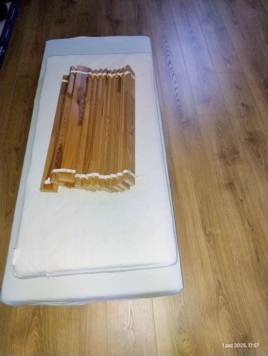 Łóżeczko dziecięce IKEA + materac 70x160