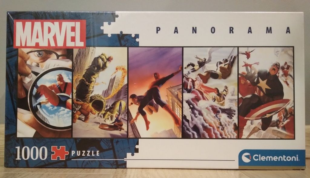 Nowe w folii puzzle MARVEL panorama 1000 elementów komiks
