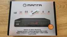 Dekoder DVBT025PRO Manta nowy/rozpakowany