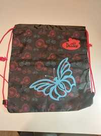 Worko-plecak czarny (motyl)