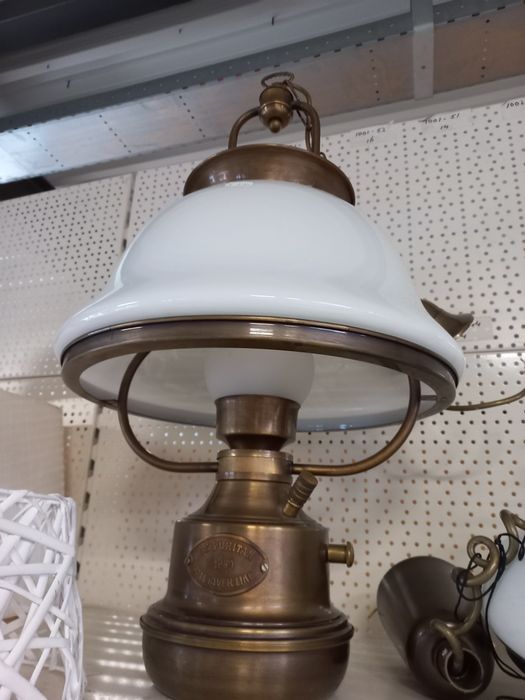Candeeiro de tecto latão "SS Puritan 1889 Fall River Line"