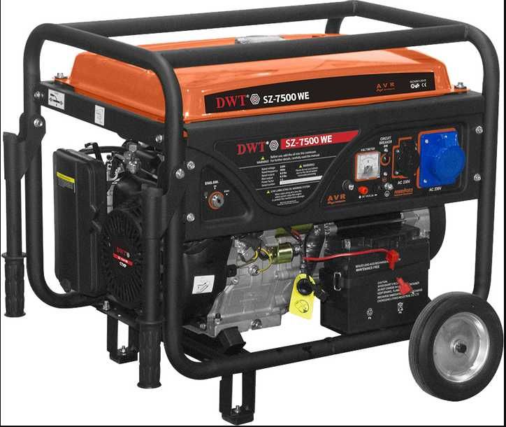Генератор бензиновый DWT SZ-7500 WE 7 кВт / 7,5 кВт 230 В SZ-7500 WE