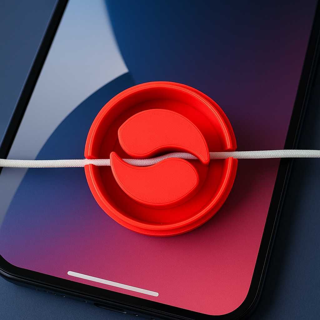 Zwijacz organizer do kabli Apple Android