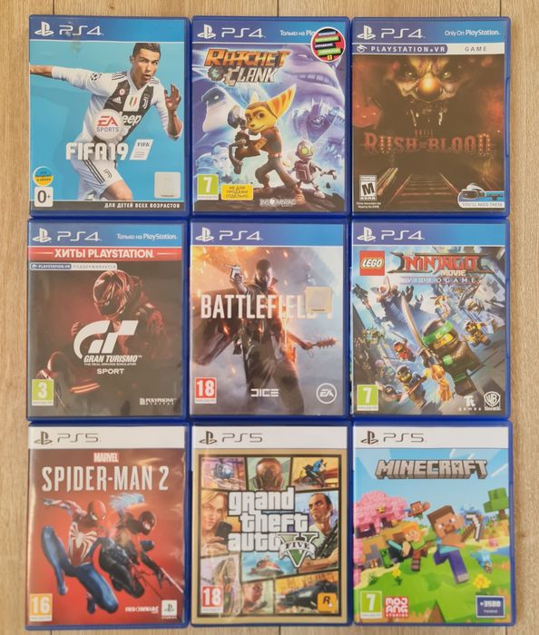 PlayStation 4 ps 4 пс 4 ps 5 пс5 Диск Ігра MINECRAFT Майнкрафт
