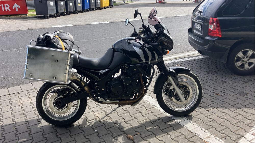 Motocykl Triumph Tiger 955i wtrysk,kufry Hepco&Becker, nie gs, zamiana