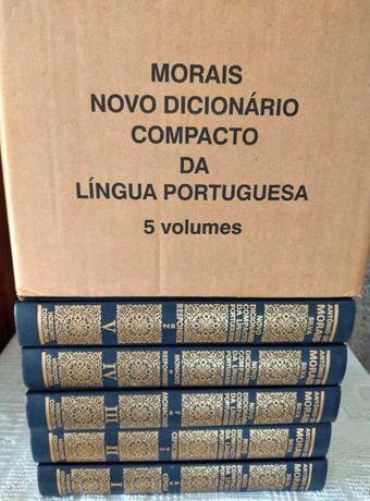 Dicionário compacto língua portuguesa António Morais (5 livros novos)