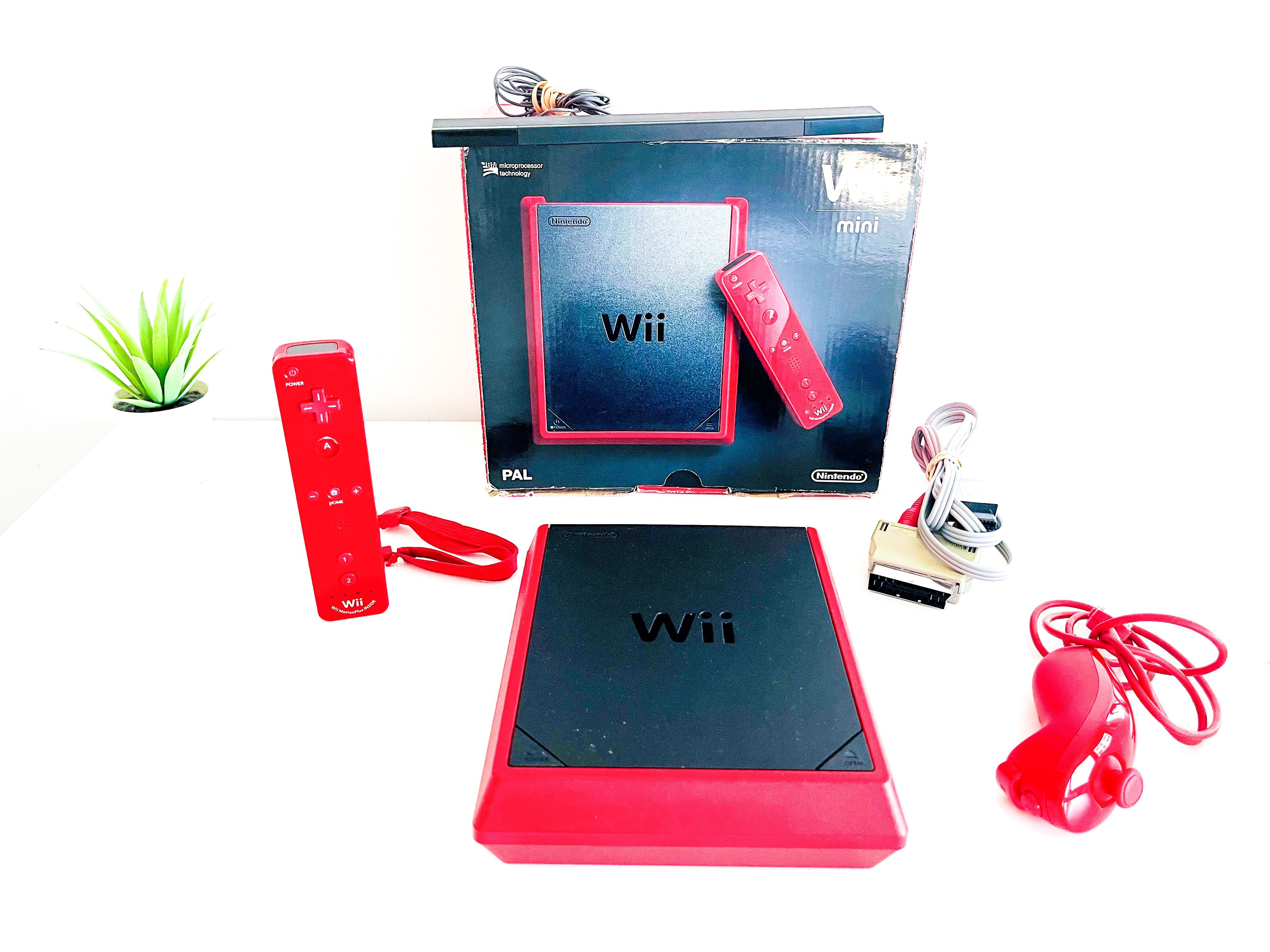 Nintendo Wii Mini Vermelha - com caixa