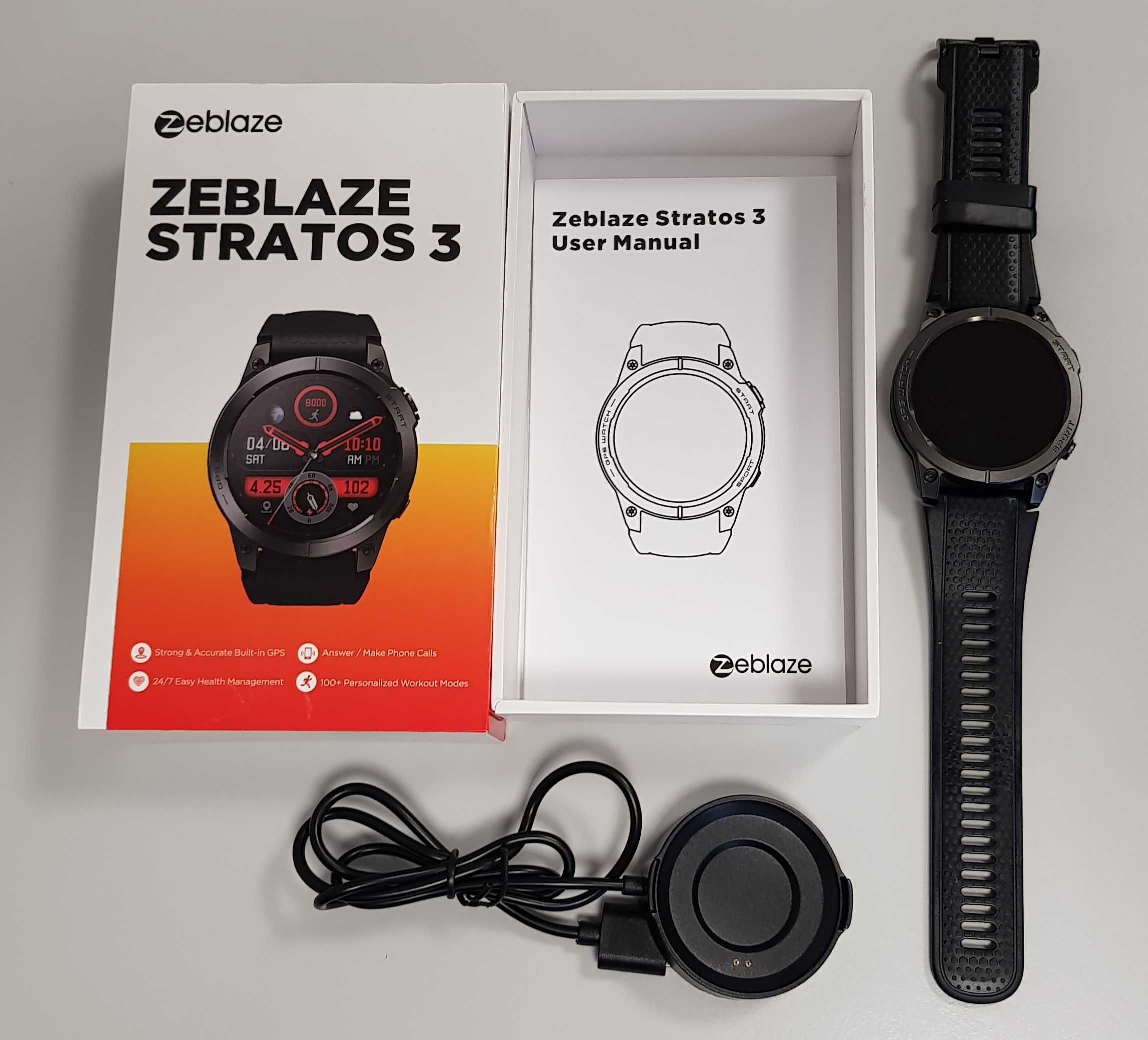 Relógio Zeblaze Stratos 3 c/ GPS